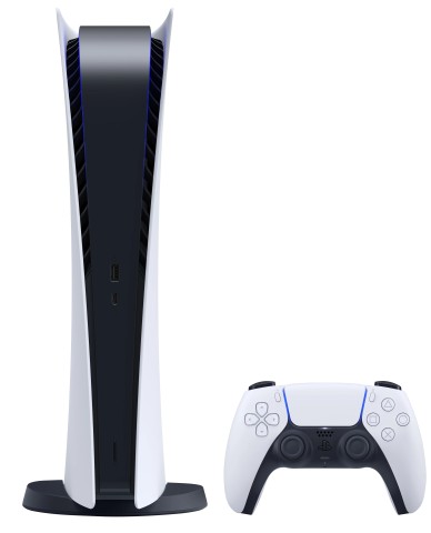 Sony PlayStation 5 Digital Edition 825 GB Wi-Fi Nero, Bianco