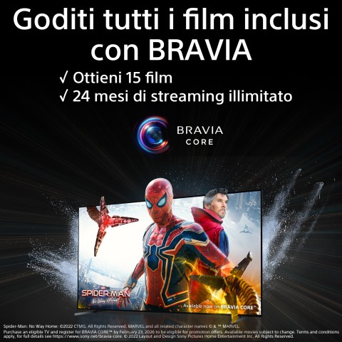 Sony XR-55A80L 139,7 cm (55") 4K Ultra HD Smart TV Wi-Fi Nero