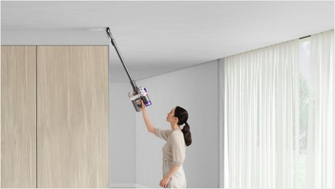 Dyson V8 Aspirapolvere a bastone 2 in 1 Batteria Secco Senza sacchetto Nichel, Argento