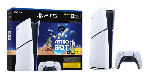 Sony PlayStation 5 Digital Edition Slim Astro Bot 1 TB Wi-Fi Nero, Bianco