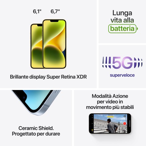 Apple iPhone 14 128GB Mezzanotte