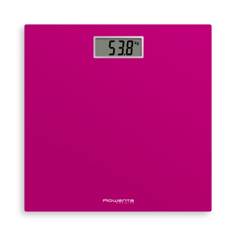 Rowenta Premiss BS1403 Quadrato Rosa Bilancia pesapersone elettronica