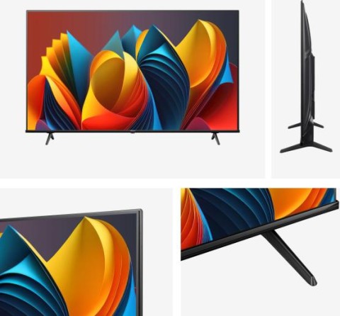 Hisense 75E79NQ TV 190,5 cm (75") 4K Ultra HD Smart TV Wi-Fi Nero 350 cd/m²