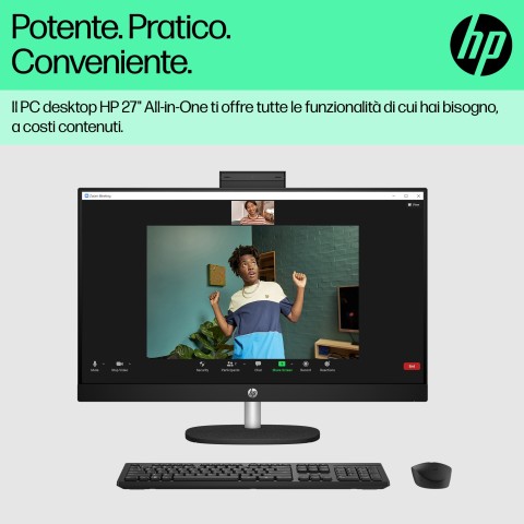 HP 27 inch All-in-One 27-cr0053nl PC Intel® Core™ i5 i5-1335U 16 GB DDR4-SDRAM 512 GB SSD Windows 11 Home