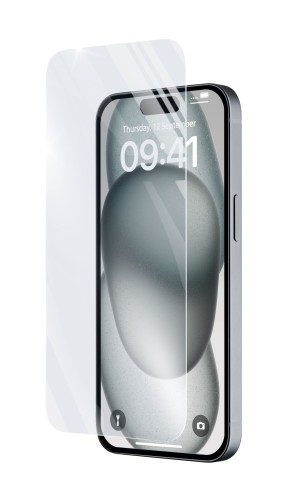 Cellularline Impact Glass - iPhone 15 Plus / 15 Pro Max Vetro temperato sottile, resistente e super sensibile