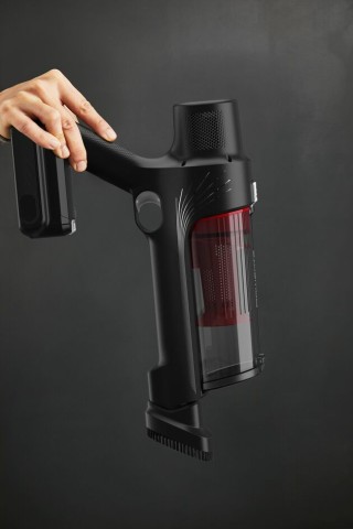 Rowenta RH6A71 Aspirapolvere a bastone 2 in 1 Batteria Secco Senza sacchetto Alluminio, Rosso
