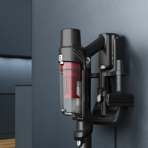 Rowenta RH6A71 Aspirapolvere a bastone 2 in 1 Batteria Secco Senza sacchetto Alluminio, Rosso