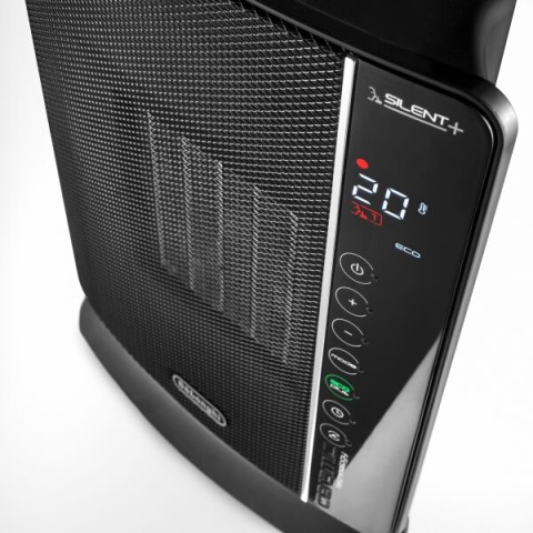 De’Longhi DCH7993ER.BC stufetta elettrica Interno Nero 2400 W Riscaldatore ambiente elettrico con ventilatore