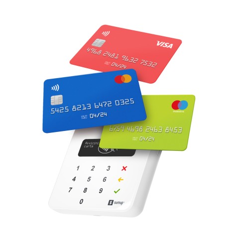 SumUp Air lettore di card readers Interno/esterno Bluetooth Bianco