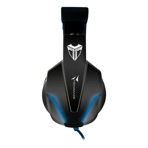 Techmade TM-FL1-BL cuffia e auricolare Cablato A Padiglione Gaming USB tipo A Nero, Blu