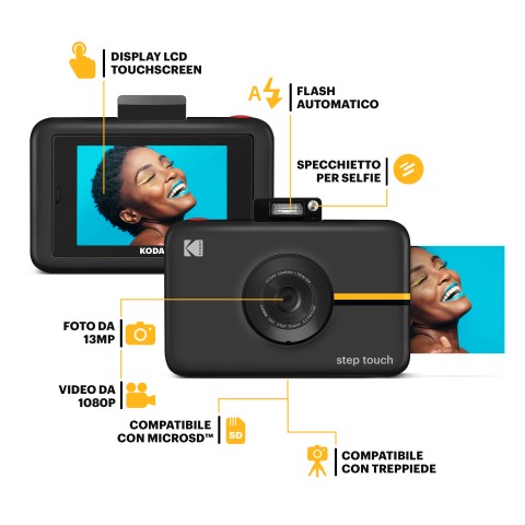 Kodak Step Touch 50 x 76 mm Nero