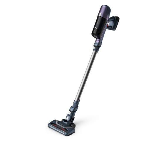 Rowenta RH6837 Aspirapolvere a bastone 2 in 1 Batteria Secco Senza sacchetto 0,55 L Viola, Grigio