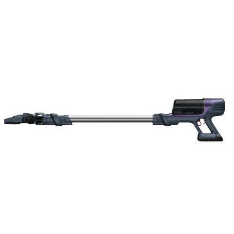 Rowenta RH6837 Aspirapolvere a bastone 2 in 1 Batteria Secco Senza sacchetto 0,55 L Viola, Grigio