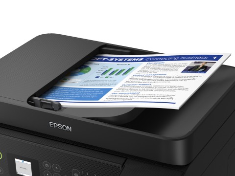 Epson EcoTank ET-4800 stampante multifunzione inkjet 4-in-1 A4, serbatoi ricaricabili alta capacità, 4 flaconi inclusi pari a 7500pag B/N 4500pag colore, Wi-FI Direct, USB