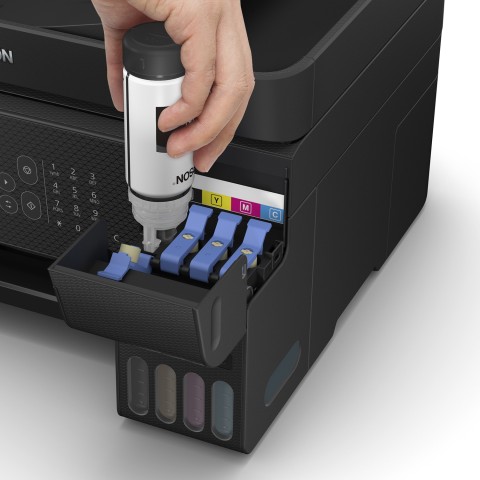 Epson EcoTank ET-4800 stampante multifunzione inkjet 4-in-1 A4, serbatoi ricaricabili alta capacità, 4 flaconi inclusi pari a 7500pag B/N 4500pag colore, Wi-FI Direct, USB