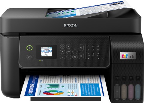 Epson EcoTank ET-4800 stampante multifunzione inkjet 4-in-1 A4, serbatoi ricaricabili alta capacità, 4 flaconi inclusi pari a 7500pag B/N 4500pag colore, Wi-FI Direct, USB