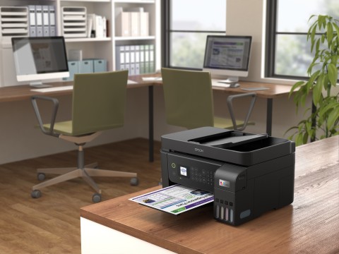 Epson EcoTank ET-4800 stampante multifunzione inkjet 4-in-1 A4, serbatoi ricaricabili alta capacità, 4 flaconi inclusi pari a 7500pag B/N 4500pag colore, Wi-FI Direct, USB