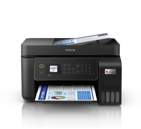 Epson EcoTank ET-4800 stampante multifunzione inkjet 4-in-1 A4, serbatoi ricaricabili alta capacità, 4 flaconi inclusi pari a 7500pag B/N 4500pag colore, Wi-FI Direct, USB