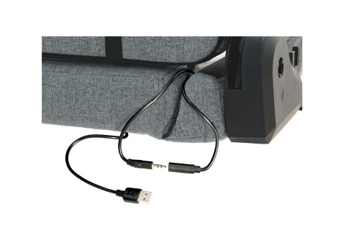 NACON PCCH-675-RGB sedia per videogioco Poltrona per gaming Seduta imbottita Grigio