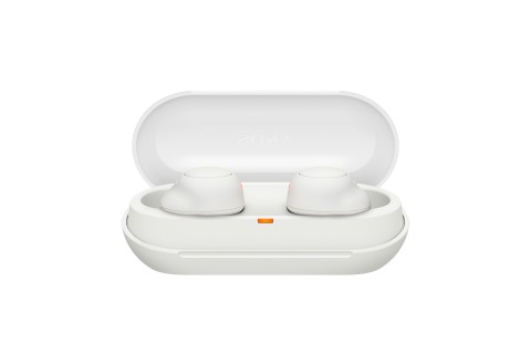 Sony Auricolari WF-C500 True Wireless - Fino a 20 ore di durata della batteria con custodia di ricarica - Compatibile con l'Assistente Vocale - Microfono integrato per le telefonate - Connessione Bluetooth affidabile - Bianco