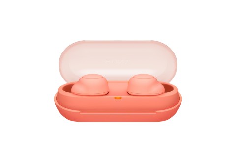 Sony Auricolari WF-C500 True Wireless - Fino a 20 ore di durata della batteria con custodia di ricarica - Compatibile con l'Assistente Vocale - Microfono integrato per le telefonate - Connessione Bluetooth affidabile - Arancione