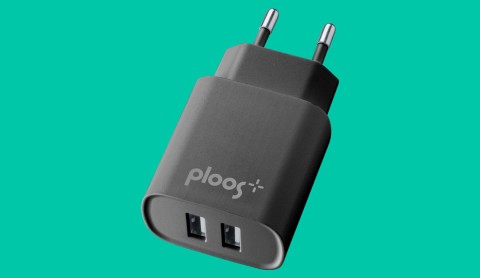 PLOOS - DUAL USB ADAPTER 2A - Universal Caricabatterie con due porte USB