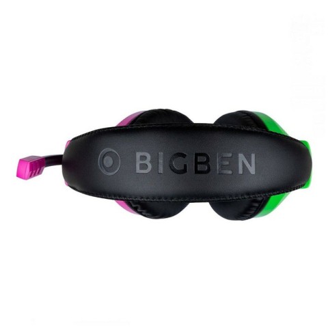 Bigben Interactive Wired Stereo Gaming Headset V1 Auricolare Cablato A Padiglione Nero, Verde, Rosa