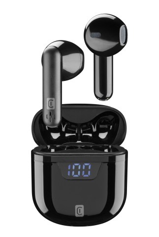 Cellularline SEEK Auricolari Bluetooth® dotati di display digitale con indicatore di batteria
