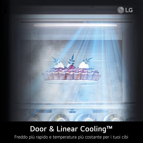 LG GML960PYBE Frigorifero Multidoor, Classe E, 641L, Wi-Fi, Drink dispenser, UVnano, Metal Fresh, No frost, Argento