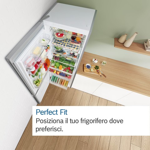 Bosch Serie 4 KGN392XCF frigorifero con congelatore Libera installazione 363 L C Nero