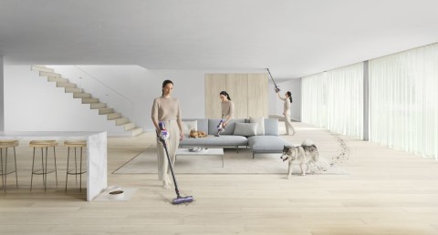 Dyson V8 Advanced Aspirapolvere a bastone 2 in 1 Batteria Secco Senza sacchetto Nichel, Argento