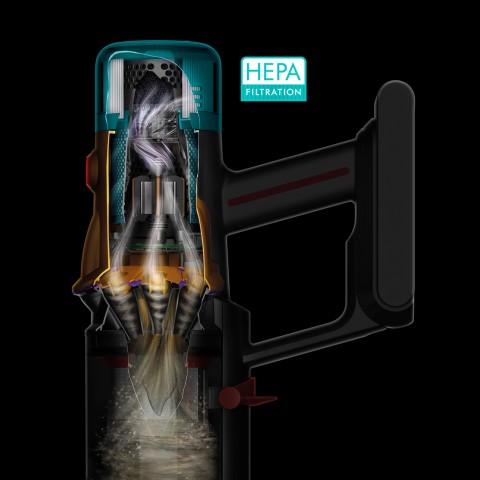 Dyson V12 Origin Aspirapolvere a bastone 2 in 1 Batteria Secco HEPA Senza sacchetto Nichel