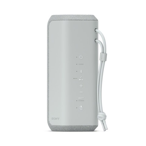 Sony SRS-XE200 - Speaker portatile Bluetooth wireless con campo sonoro ampio e cinturino da polso - impermeabile, antiurto, durata della batteria 16 ore e funzione Ricarica Rapida - Grigio Chiaro