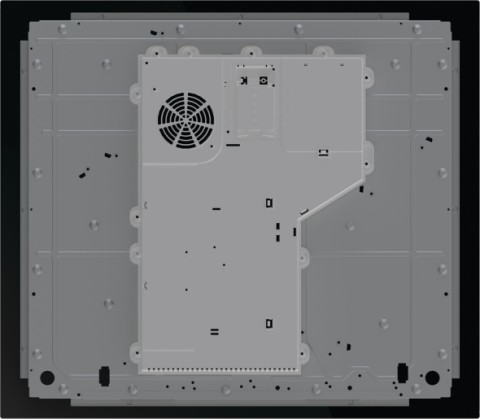 Hisense HI621FM piano cottura Nero Da incasso 59.5 cm Piano cottura a induzione 4 Fornello(i)