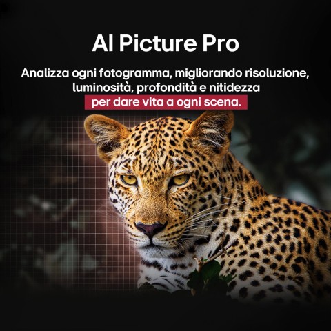 LG OLED evo AI OLED55C55LA TV Serie C5 55'' 4K, α9 Gen8, Brightness Booster, 40W, 4 HDMI, VRR 144Hz, Smart TV WebOS 25