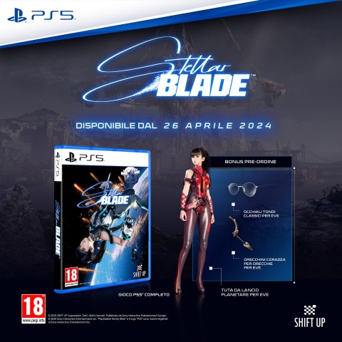Sony Stellar Blade Standard Tedesca, Inglese, ESP, Francese, ITA, Giapponese, Coreano, POR-BRA PlayStation 5