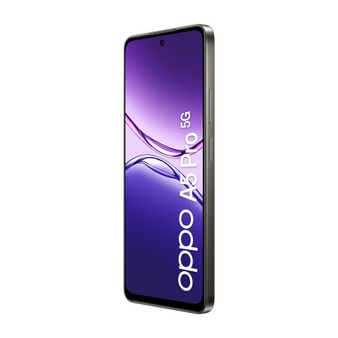 OPPO A5 Pro 5G Smartphone, Foto AI 50MP, Frontale 8MP, Display 6.67” 120HZ LCD HD+, 5800mAh, RAM 8(Esp4GB/6GB/8GB)+ROM 256GB (esp1TB), IP69, [Versione Italia], Black Brown