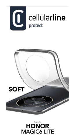 Cellularline Soft - Honor Magic6 Lite Custodia in gomma morbida
