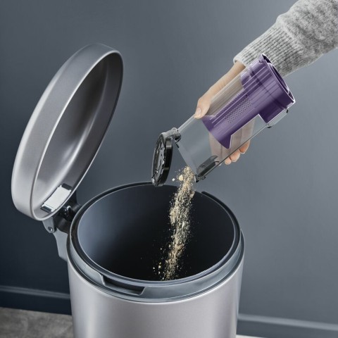 Rowenta RH6A35 Aspirapolvere a bastone 2 in 1 Batteria Secco Senza sacchetto Viola, Argento