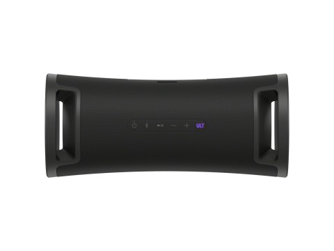 Sony ULT FIELD 7 - Speaker portatile wireless Bluetooth con ULT POWER SOUND, Ultimate Deep BASS, X Balanced Speaker, batteria da 30 ore, IP67, impermeabile, illuminazione a LED, microfono, ingresso per chitarra - Nero