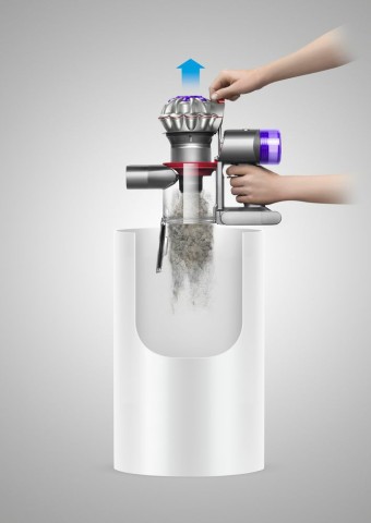 Dyson V8 Advanced Aspirapolvere a bastone 2 in 1 Batteria Secco Senza sacchetto Nichel, Argento
