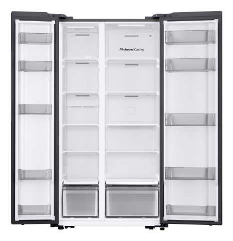Samsung RS57DG400EM9 frigorifero side-by-side Libera installazione E Acciaio inox