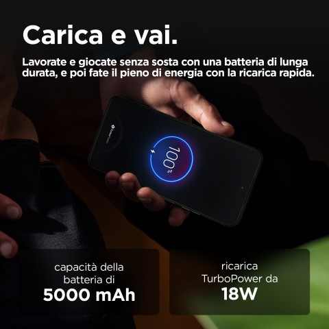Motorola moto G35 5G 17,1 cm (6.72") Doppia SIM Android 14 USB tipo-C 4 GB 256 GB 5000 mAh Verde
