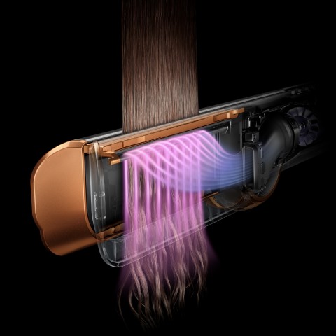 Dyson Airstrait Piastra Asciugacapelli Nichel, Rame
