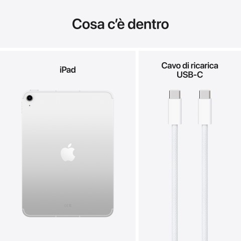 Apple iPad 11'' Wi-Fi + Cellular 128GB Argento