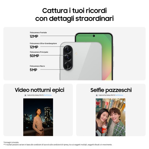 Samsung Galaxy A56 5G, Smartphone con Funzioni intelligenti, Display Super AMOLED 6.7”, 8GB RAM, 256GB, Camera 50MP, Batteria 5.000 mAh, IP67, Awesome Pink