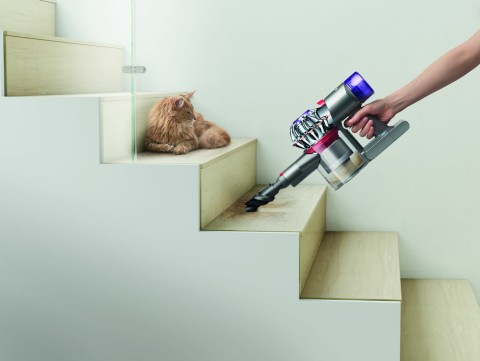 Dyson V8 Advanced Aspirapolvere a bastone 2 in 1 Batteria Secco Senza sacchetto Nichel, Argento