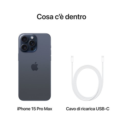Apple iPhone 15 Pro Max 256GB Titanio Blu