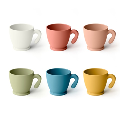 Fratelli Guzzini Set 6 Tazzine Caffè "Coffee Pop"