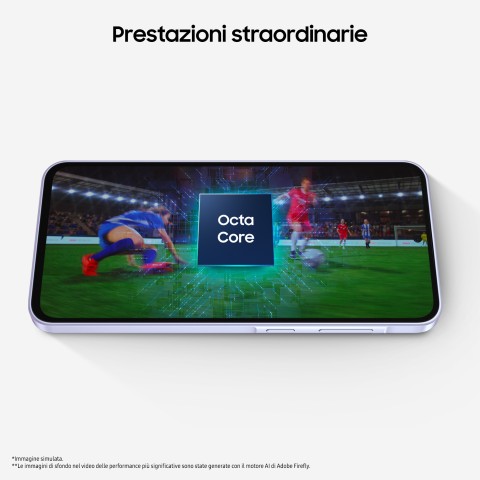 Samsung Galaxy A36 5G, Smartphone con Funzioni intelligenti, Display Super AMOLED 6.7”, 8GB RAM, 256GB, Camera 50MP, Batteria 5.000 mAh, IP67, Awesome Black